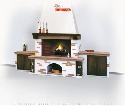 Каминная облицовка Bressanone итальянской фабрики Il Focolare