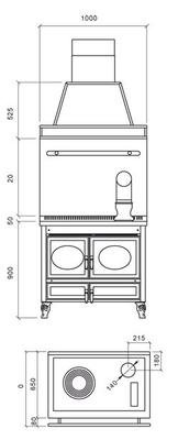Печь варочная Country 100L- J.Corradi
