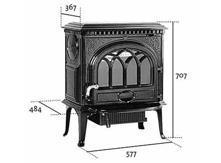 Дровяная печь-камин Jotul F 8 TD