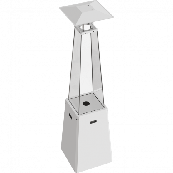 ГАЗОВЫЙ НАГРЕВАТЕЛЬ UMBRELLA/BS/B/G31/37MBAR/S/ZE - без стоек, белый, с газовым оборудованием