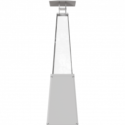 ГАЗОВЫЙ НАГРЕВАТЕЛЬ UMBRELLA/BS/B/G31/37MBAR/S/ZE - без стоек, белый, с газовым оборудованием